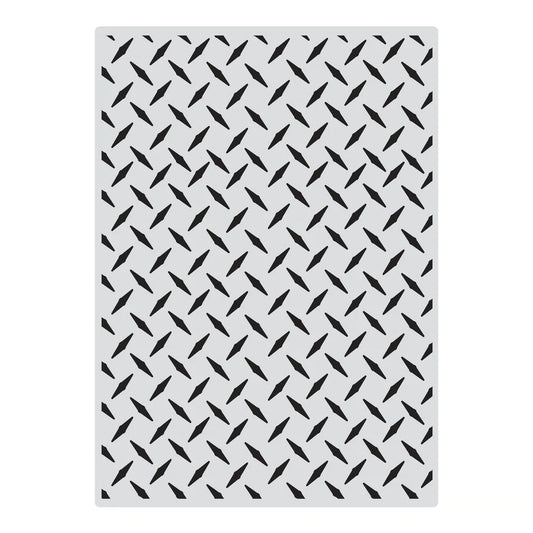 Acrylic Background Stamp - Checkerplate Arts & Crafts Couture Creations