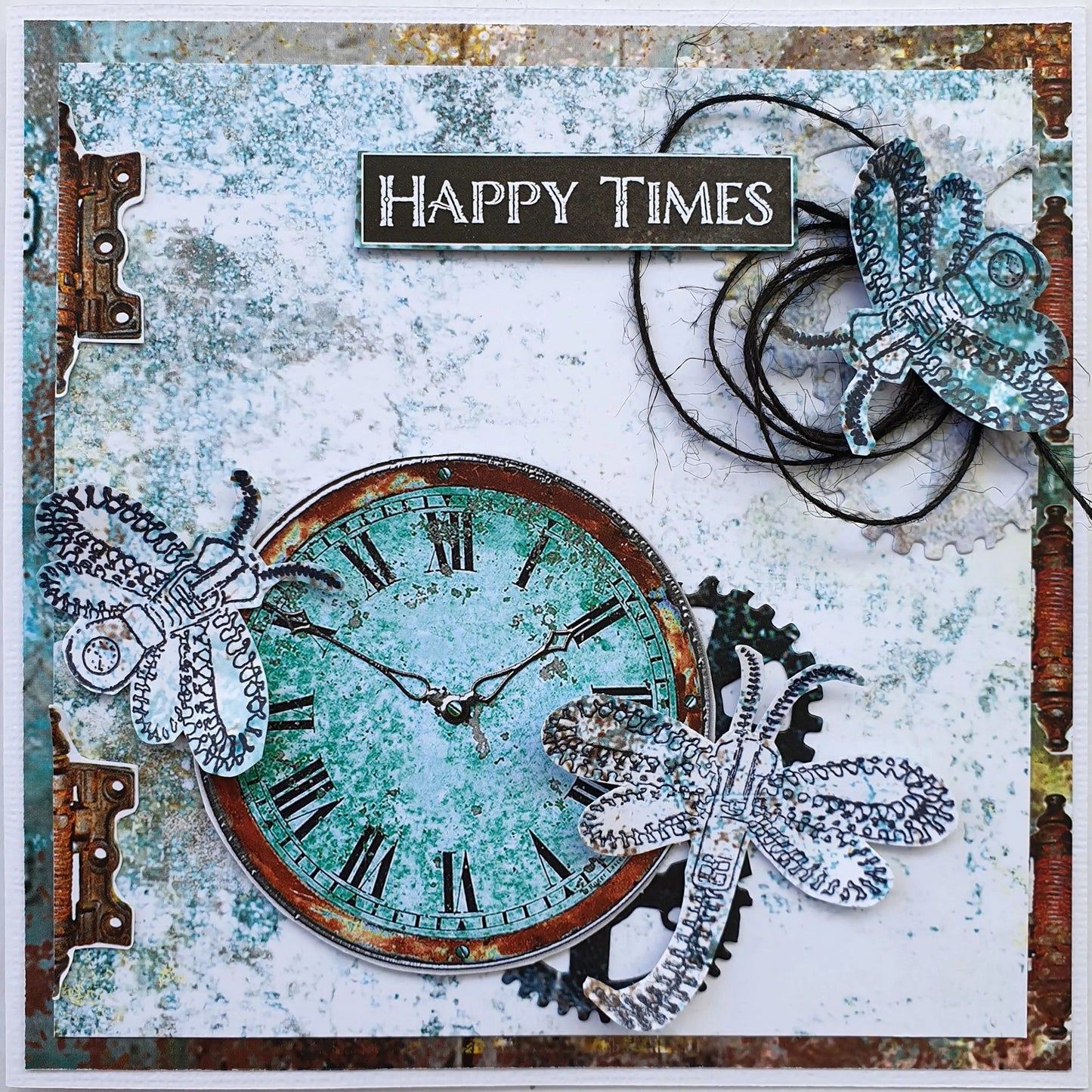 Acrylic Stamps - Bee Arty - Time Flies