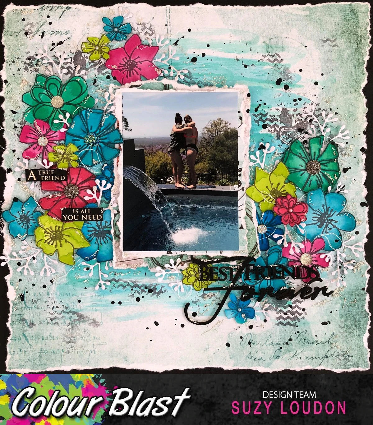 Acrylic Stamps - Floral Delights Arts & Crafts Bee Arty