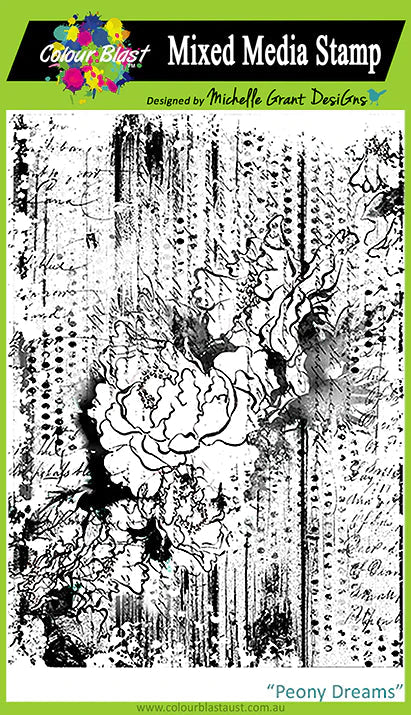 Acrylic Stamps - Peony Dreams Arts & Crafts Bee Arty