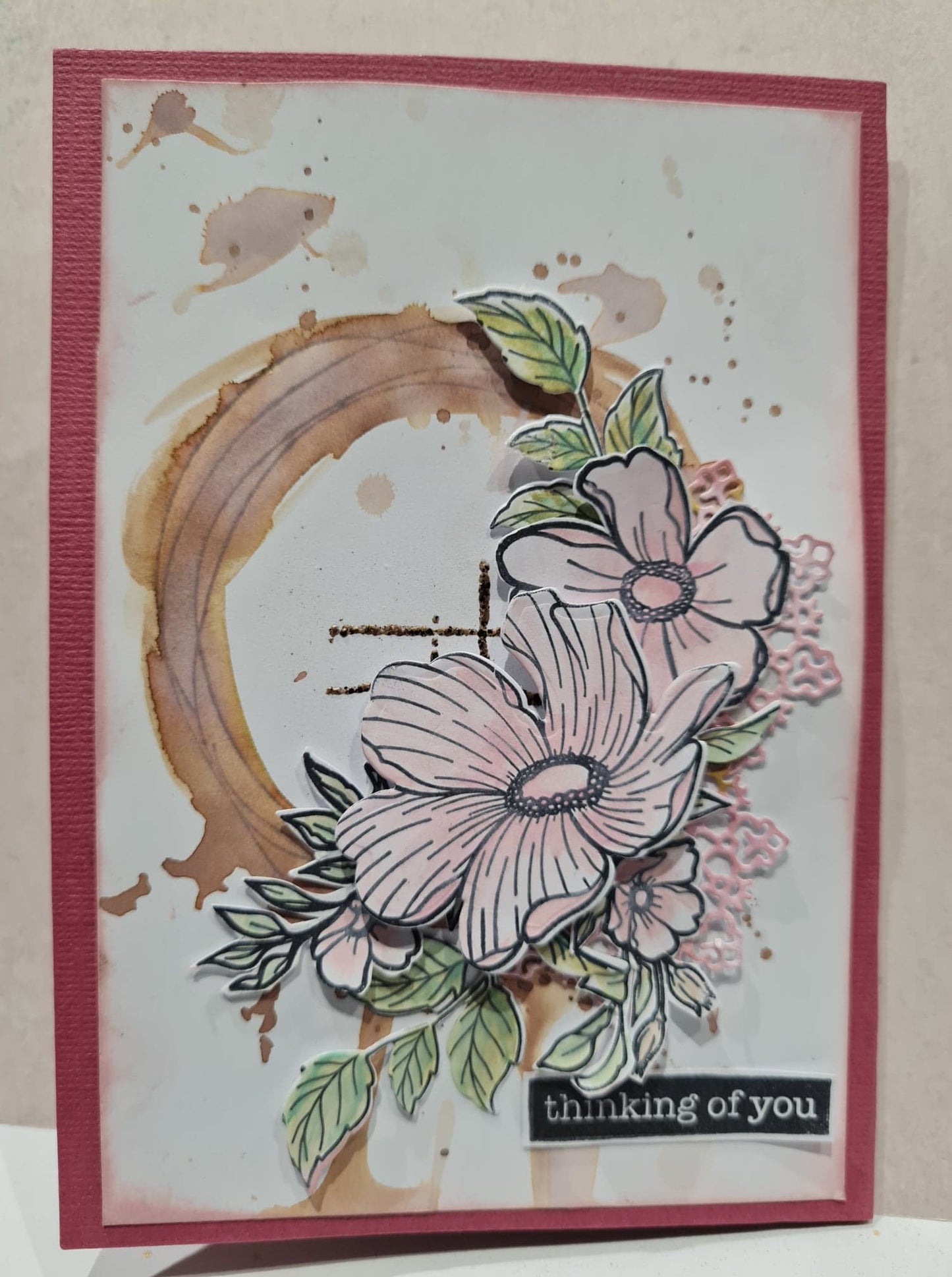 Acrylic Stamps - You Go girl - Weathered Florals Arts & Crafts Couture Creations