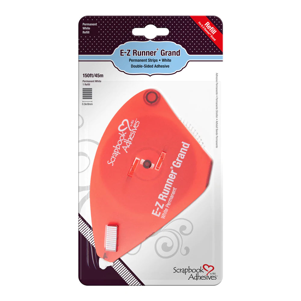 Adhesive - E-Z Runner - Grand Permanent Strips - Refill 45m