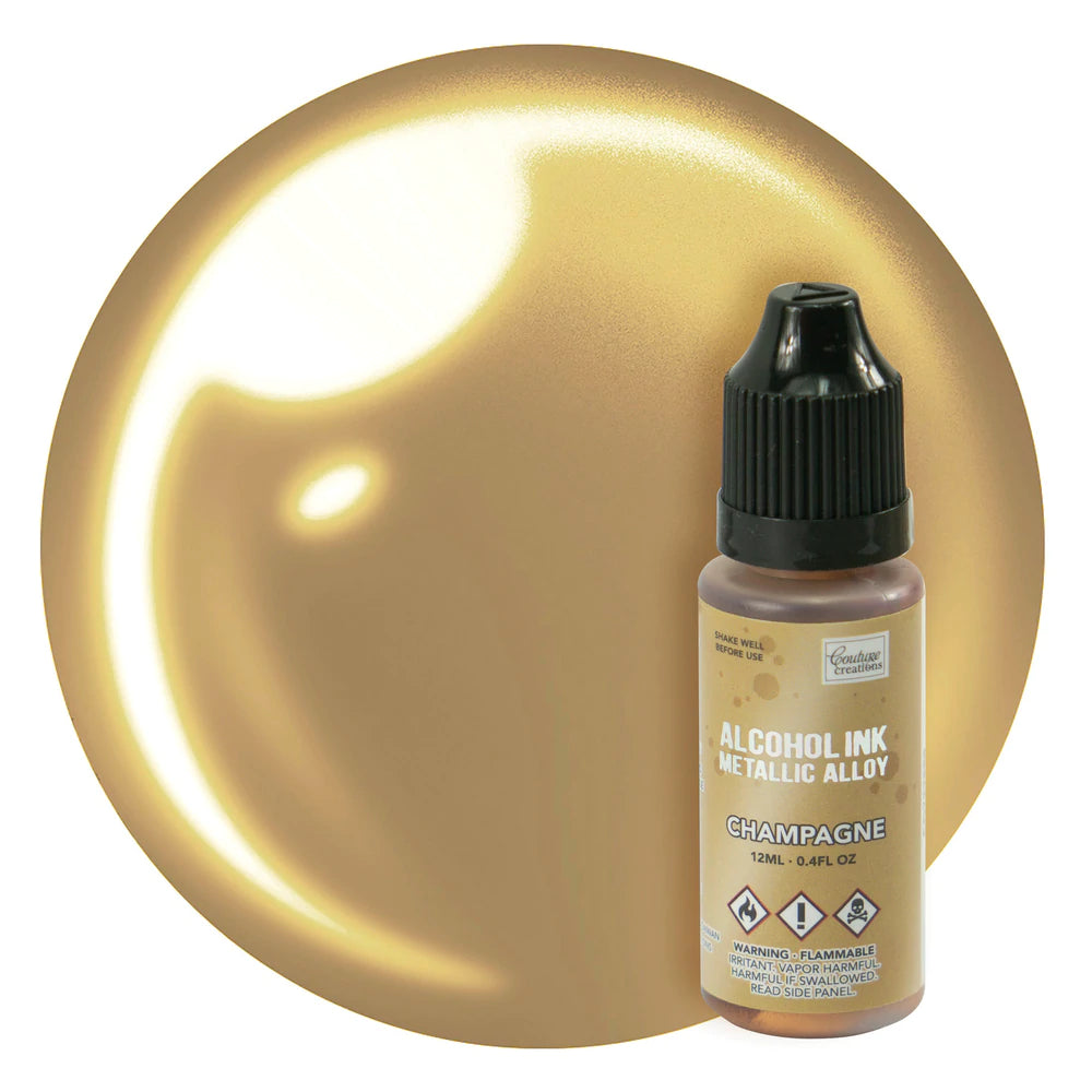 Alcohol Ink - Metallics Champagne 12ml Arts & Crafts Couture Creations