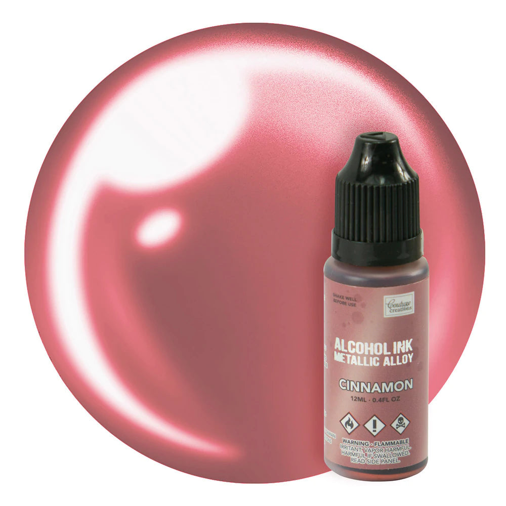 Alcohol Ink - Metallics Cinnamon 12ml Arts & Crafts Couture Creations