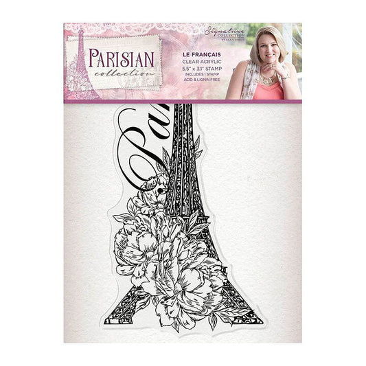 Crafters Companion Acrylic Stamps Parisian Collection - Le Francis Arts & Crafts Crafters Companion