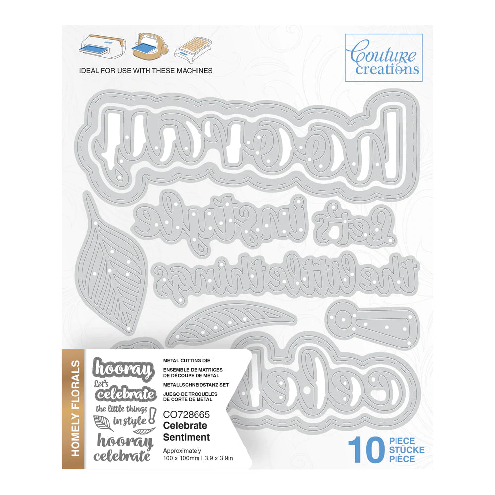 Dies - Homely Florals Cutting Die - Celebrate Sentiment Arts & Crafts Couture Creations