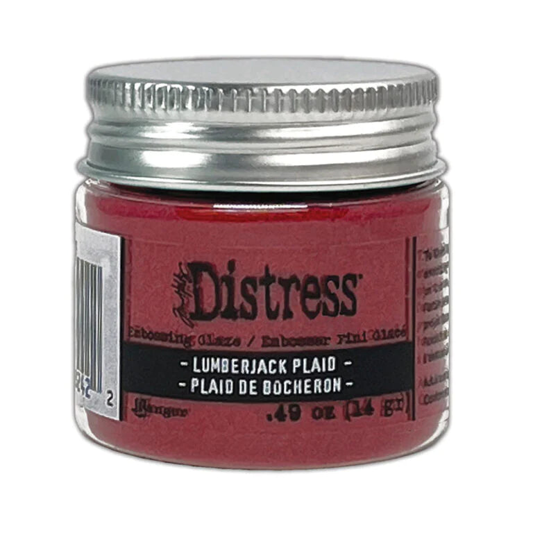 Disstress Embossing Glaze - Lumberjack Plaid Arts & Crafts Ranger