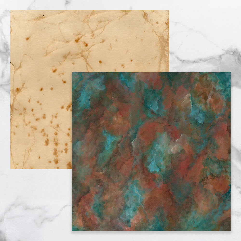 Double Sided Patterned Papers - Steampunk Dreams Collection #03 Arts & Crafts Couture Creations