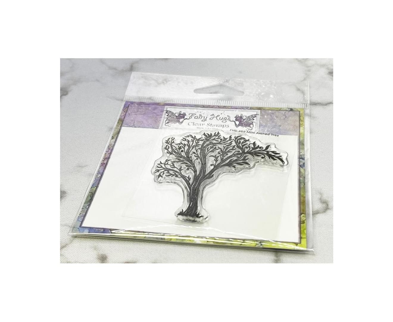 Fairy Hugs -Mini Arched Tree Clear Stamp 10Cats