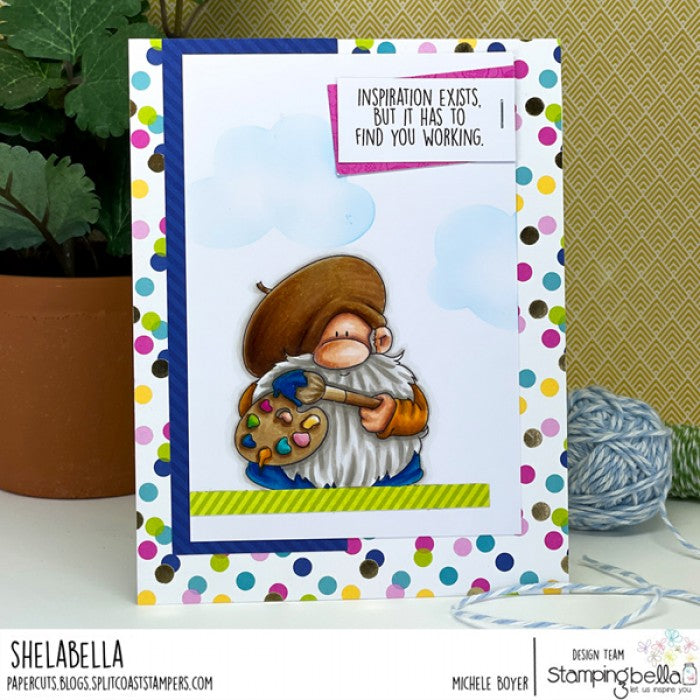 Stamping Bella - Cling Stamps - Work Life Sentiment Set