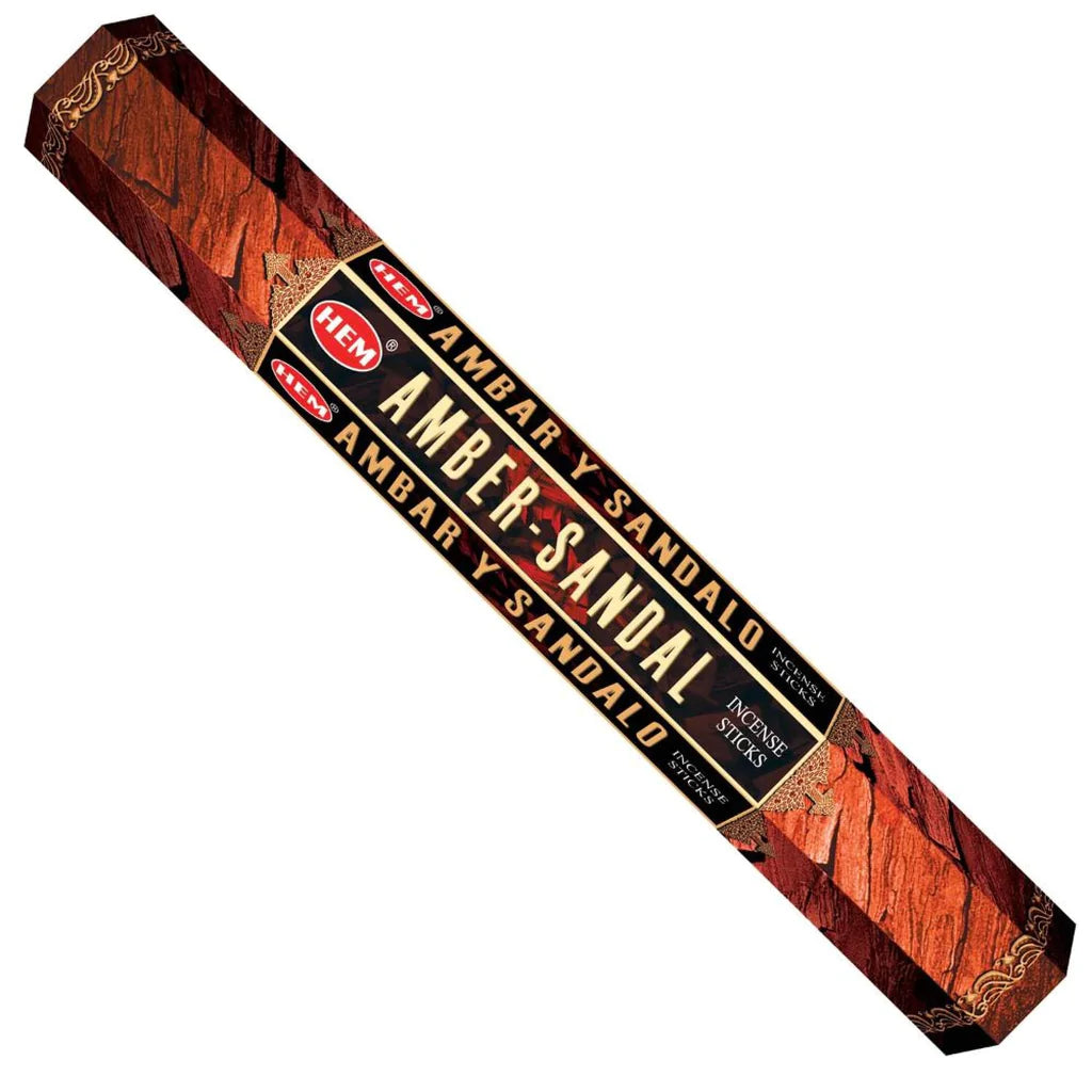 HEM Incense Amber Sandalwood (20 Stick Box)