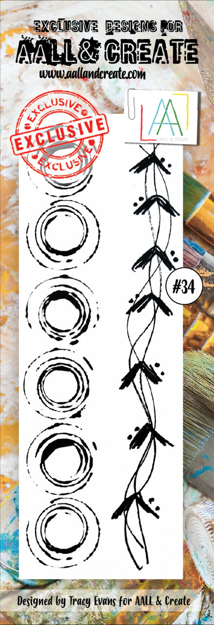 AALL & CREATE - A7 Stamps - Rings #34