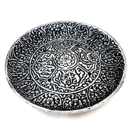 Incense Stick Holder - Etched Aluminium 9cm Home Fragrance Accessories Silverstone