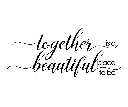 Kaszazz Rubber Stamp - Together Beautiful Arts & Crafts Kaszazz