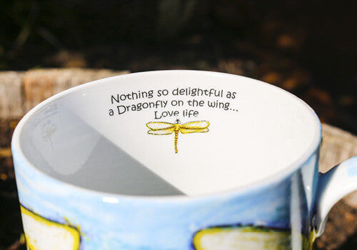 Libby Sheppard - Dragonfly Mug 10Cats