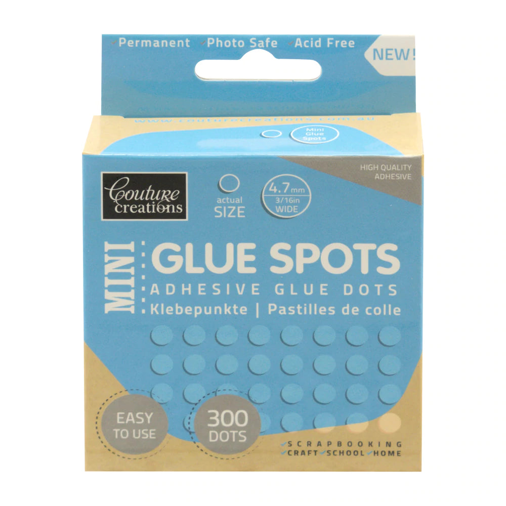 Mini Glue Spots (300) pc Arts & Crafts Couture Creations