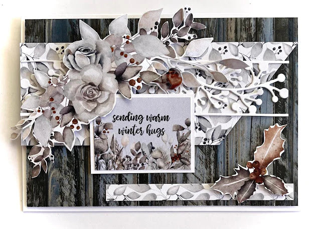 Paper Rose - Metal Die - Berry Border Arts & Crafts Paper Rose