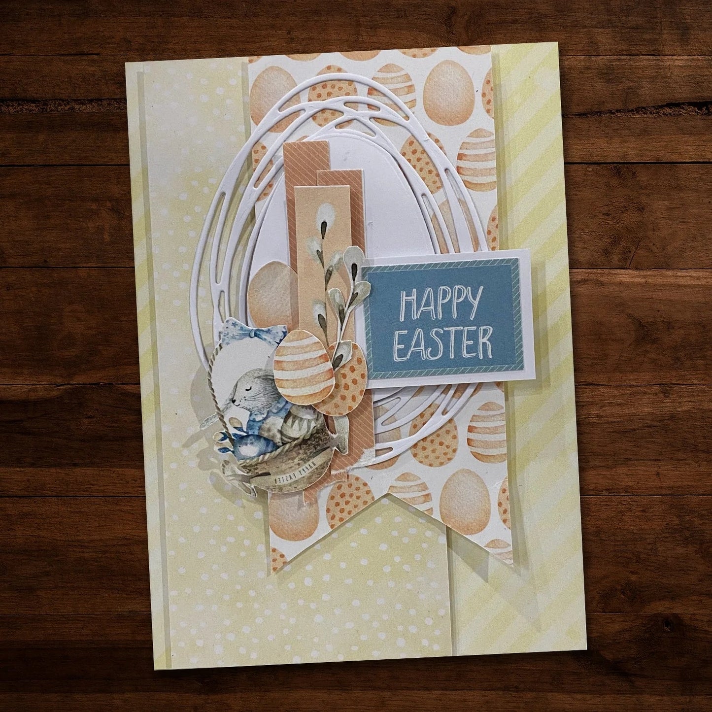 Paper Rose - Metal Die - Oval Scribble Egg Arts & Crafts Paper Rose