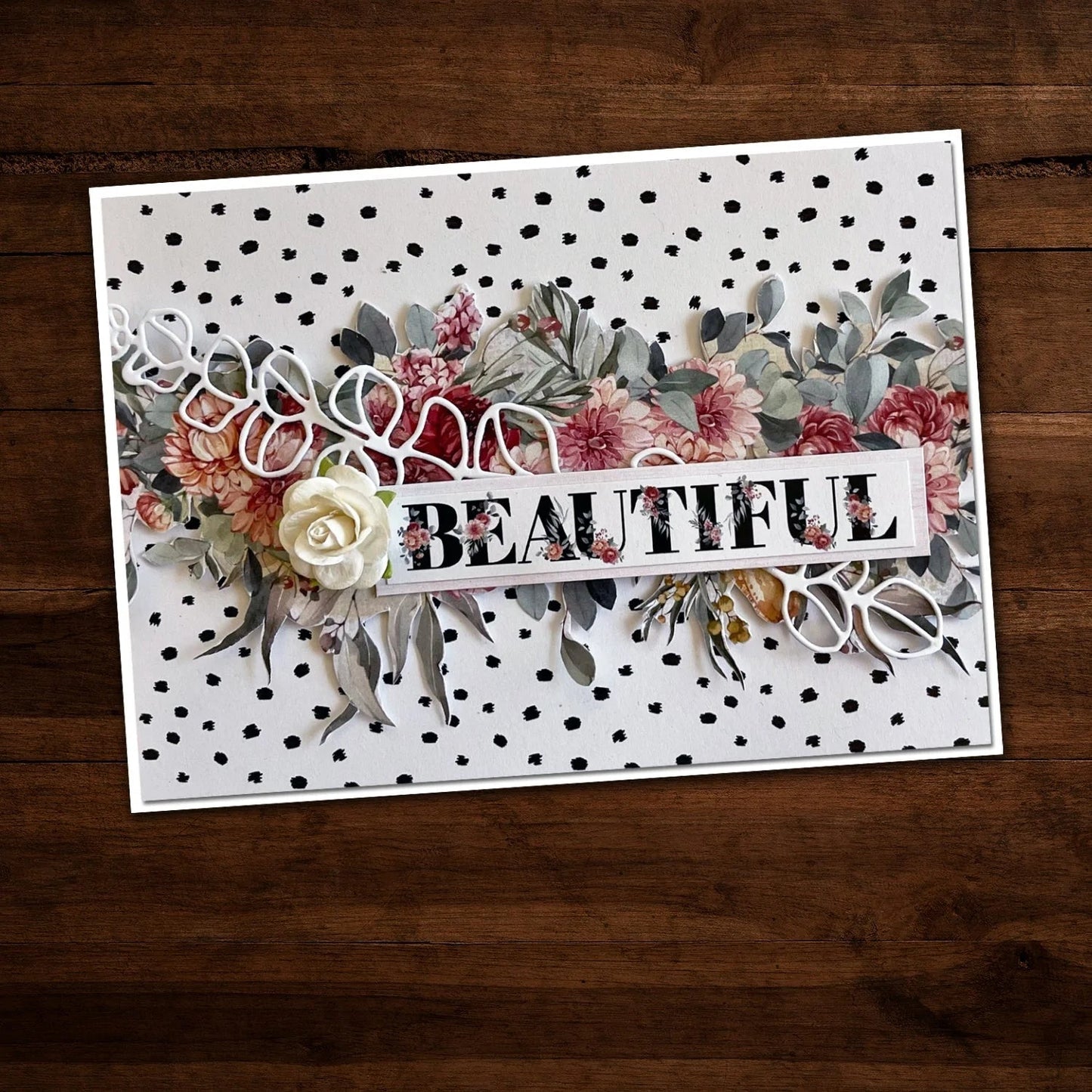 Paper Rose - Native Garden 6x6 Paper Collection Arts & Crafts Paper Rose