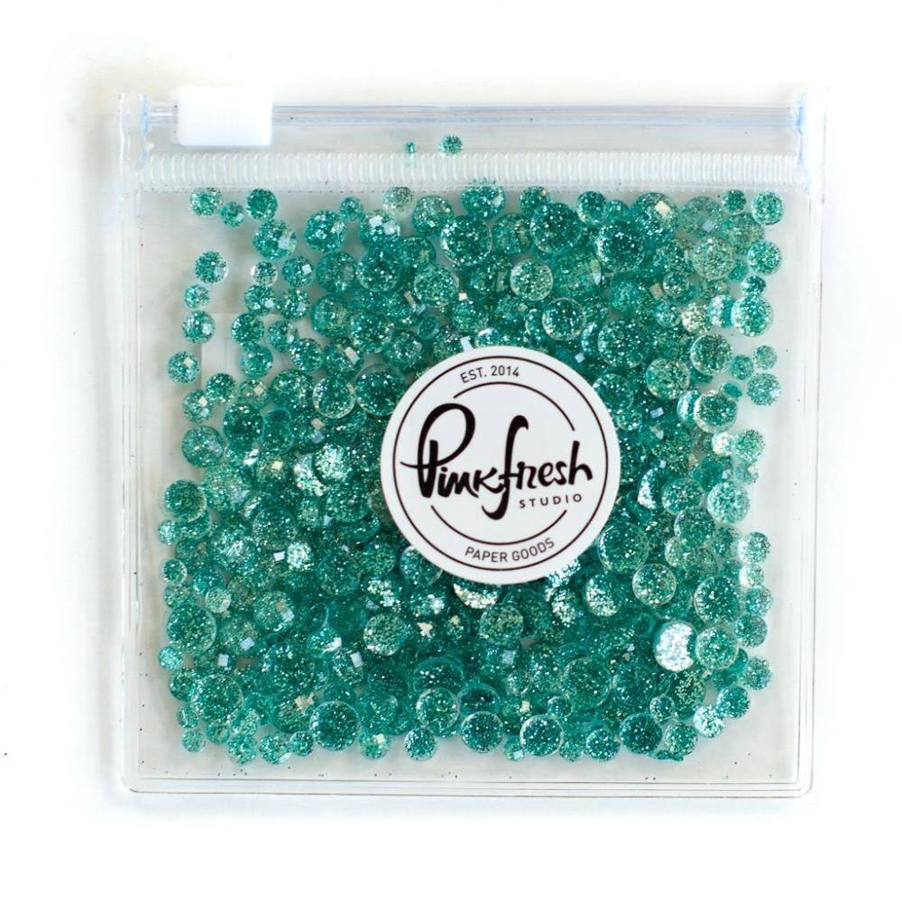 Pinkfresh Studio Glitter Drops Aqua 10Cats