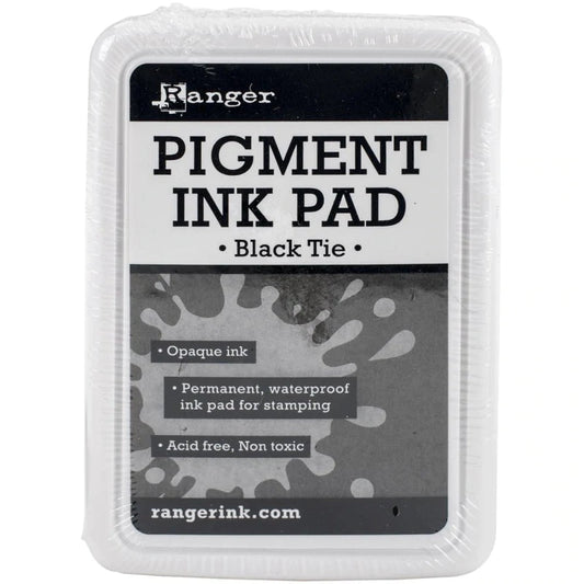 Ranger Pigment Ink Pad Black Tie - 10Cats