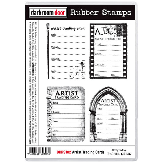 Rubber Stamp - Darkroom Door - Artist Trading Cards Arts & Crafts Darkroom Door