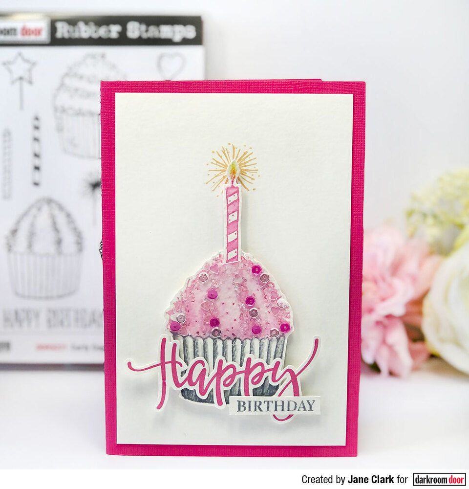 Rubber Stamp - Darkroom Door - Birthday Greetings Arts & Crafts Darkroom Door
