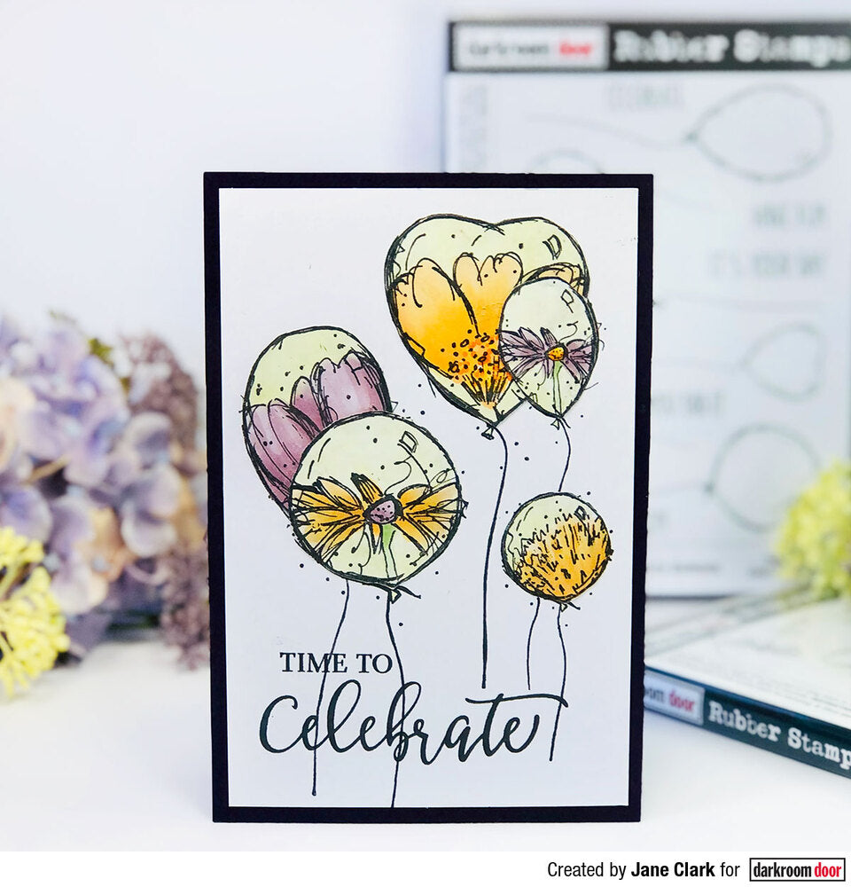 Rubber Stamp - Darkroom Door - Birthday Greetings Arts & Crafts Darkroom Door