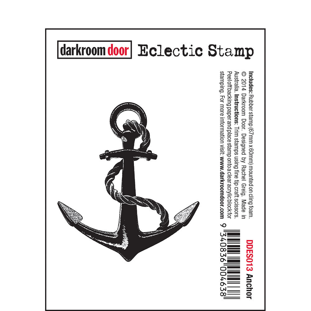 Rubber Stamp - Darkroom Door - Eclectic Stamp - Anchor Arts & Crafts Darkroom Door