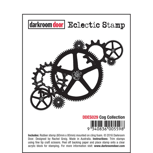 Rubber Stamp - Darkroom Door - Eclectic Stamp - Cog Collection Arts & Crafts Darkroom Door