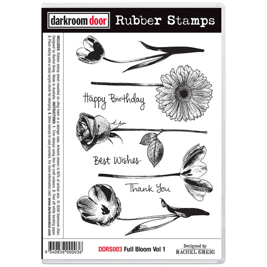 Rubber Stamp - Darkroom Door - Full Bloom Vol 1 Arts & Crafts Darkroom Door