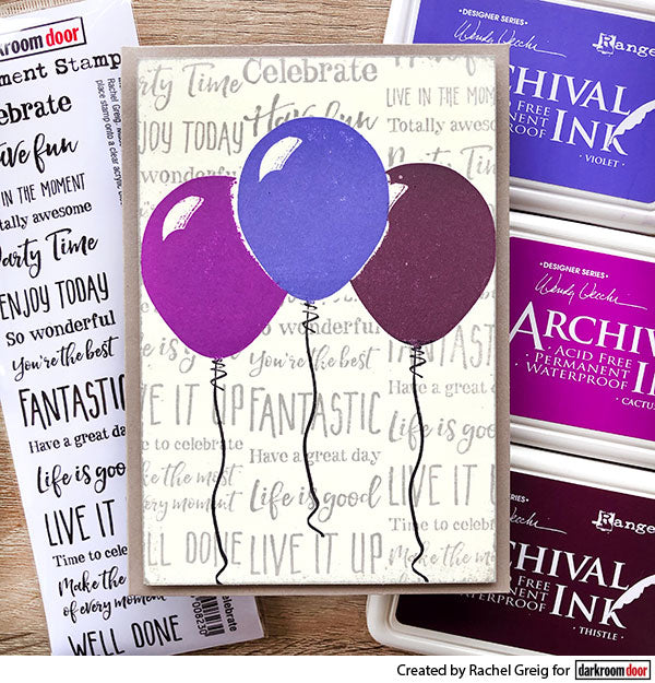 Rubber Stamp - Darkroom Door - Sentiment Stamp - Celebrate Arts & Crafts Darkroom Door