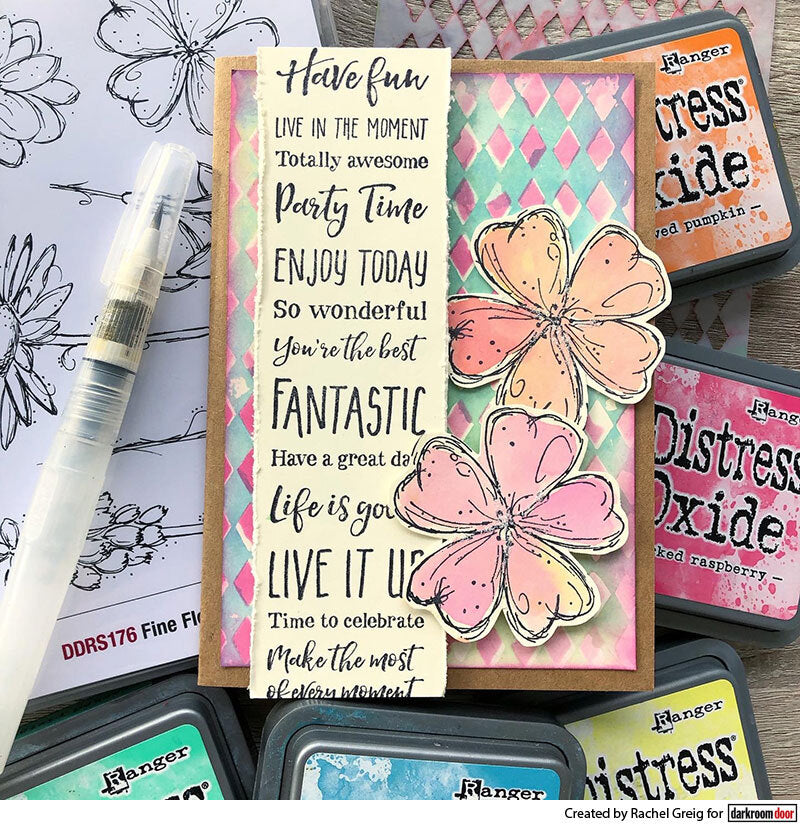 Rubber Stamp - Darkroom Door - Sentiment Stamp - Celebrate Arts & Crafts Darkroom Door