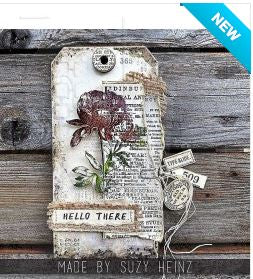 Tim Holtz Cling Mount Stamps: Floral Elements