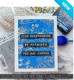 Tim Holtz Cling Mount Stamps: Noteworthy