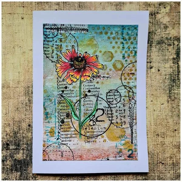 AALL & CREATE - A5 Stamps - Flower Journey