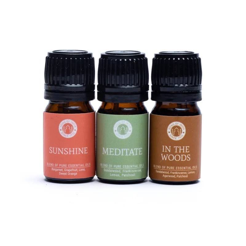 Song of India Essential Oil Gift Set - Happiness