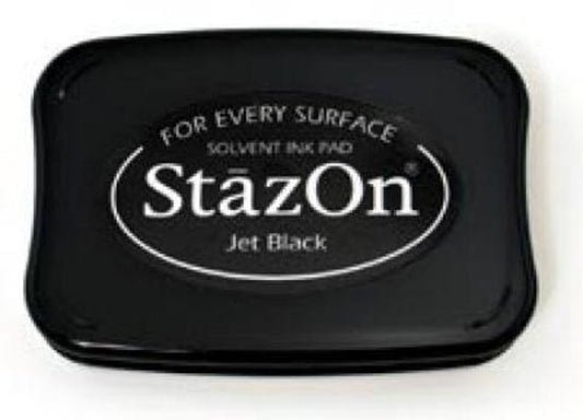 Staz On Ink Pad - Jet Black 10Cats