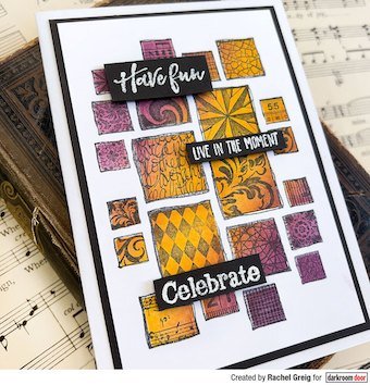 Stencil - Darkroom Door - Arty Squares Arts & Crafts Darkroom Door