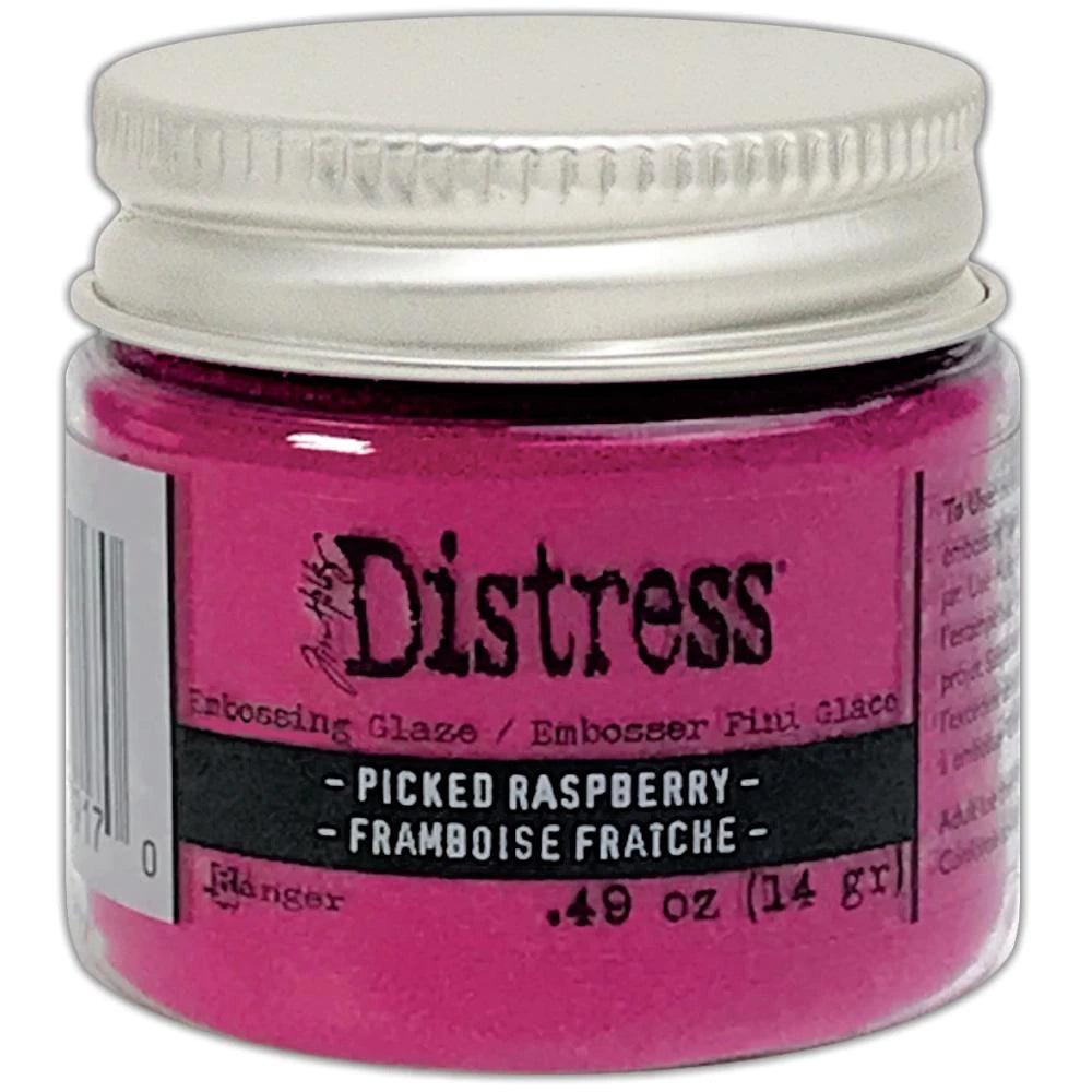Tim Holtz Distress Embossing Glaze - Picked Raspberry Arts & Crafts Ranger