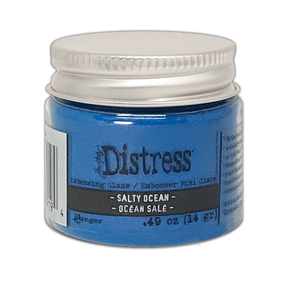 TIM HOLTZ SALTY OCEAN DISTRESS EMBOSSING GLAZE