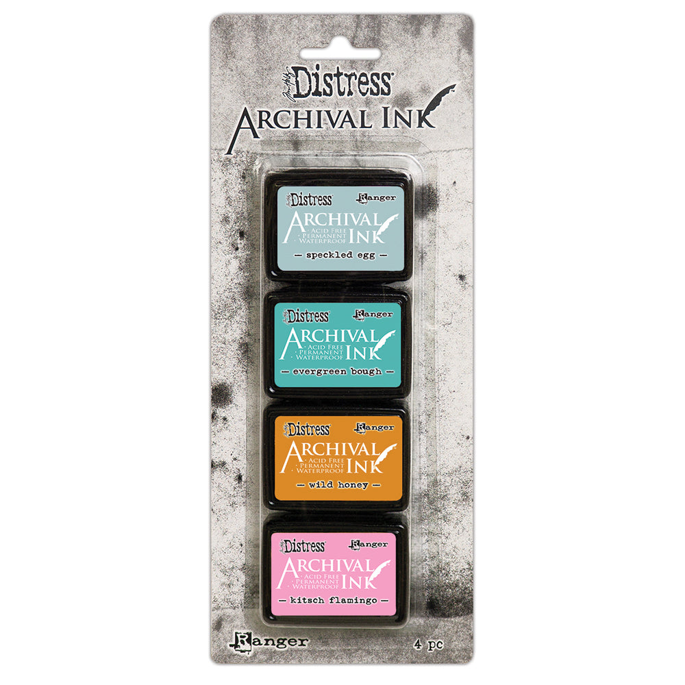 Tim Holtz Mini Distress Archival Ink Kit #4