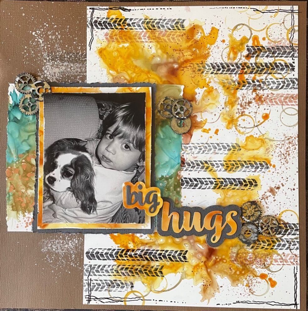 BIG HUGS LAYOUT WITH ADRIANA - 10Cats