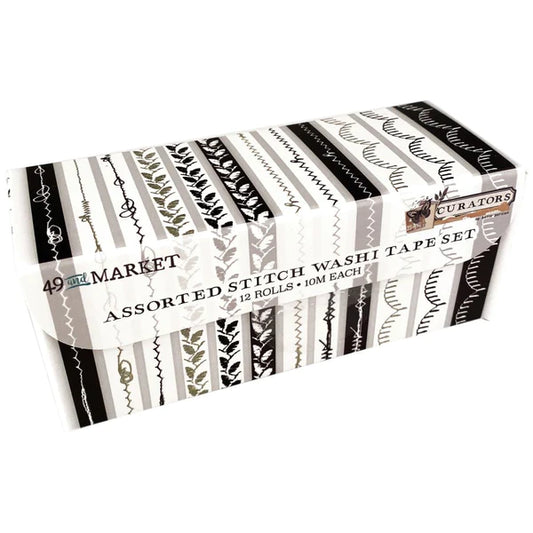 49 And Market - Curators - Assorted Stitch Washi Tape Set