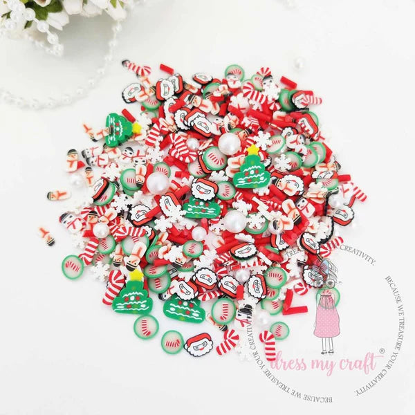 Dress My Craft - Shaker Elements - Snowy Christmas