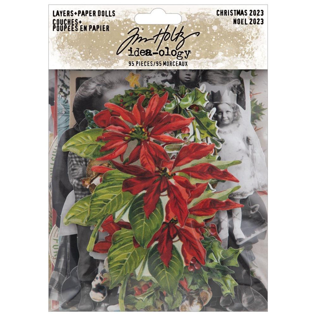 Tim Holtz - Idea-Ology Ephemera - Christmas 2023 Layers & Paperdolls 95/pkg