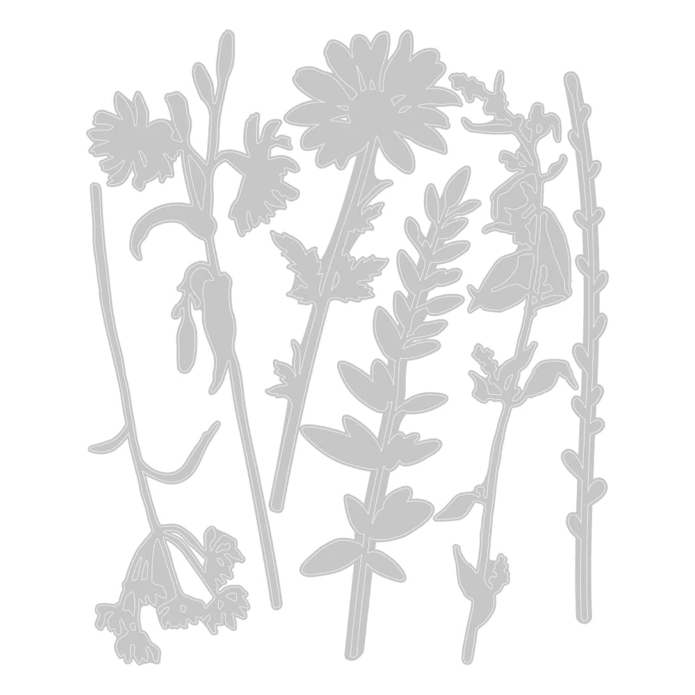 Sizzix - Thinlits - Vault Wildflowers