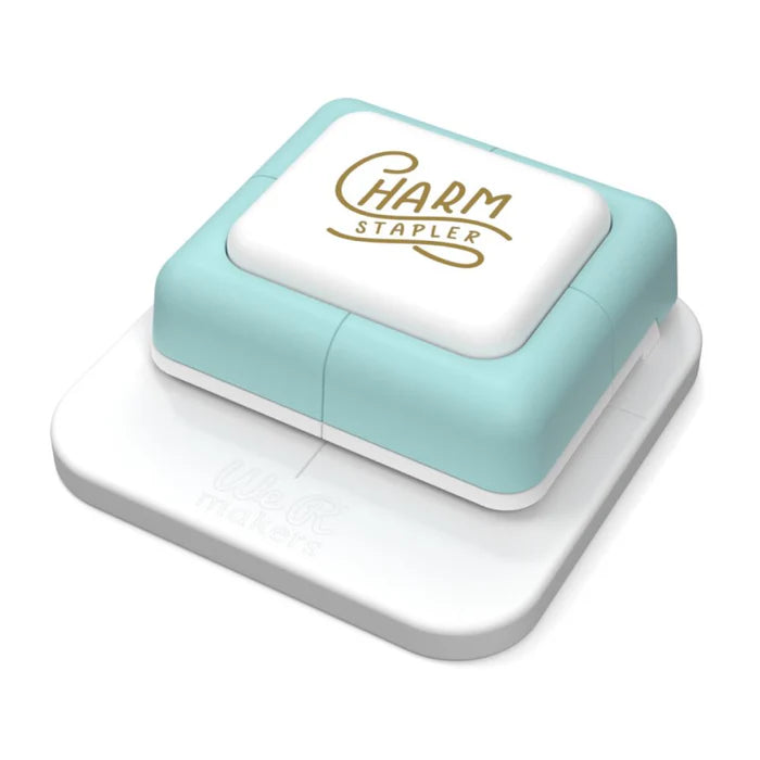 We R Memory Keepers - Blue/White Charm Stapler 