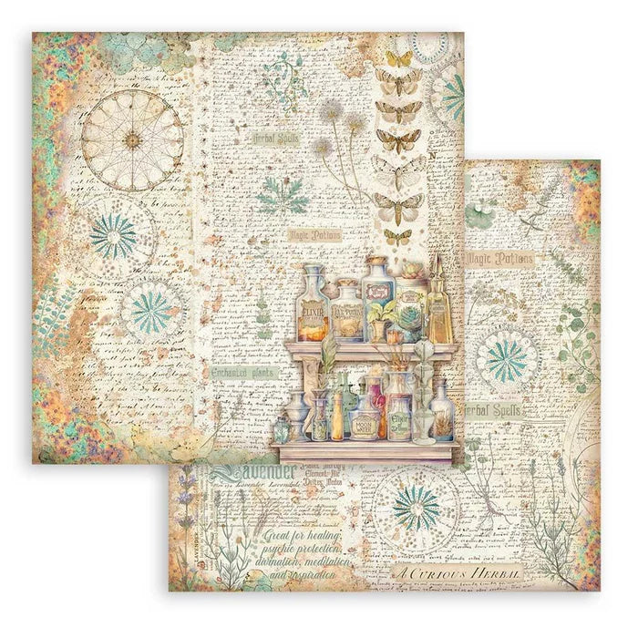 Stamperia -    8''x 8'' Double Sided Paper Pad - Fortune