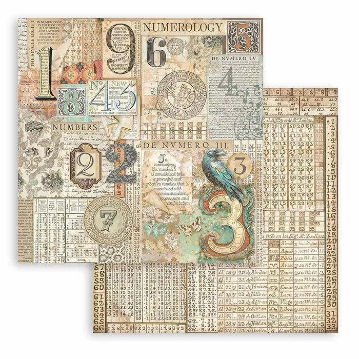 Stamperia -    8''x 8'' Double Sided Paper Pad - Fortune
